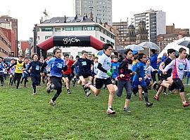 Primeros ganadores de la temporada del cross escolar en Gijón 