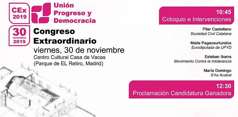 UPYD celebra el 30N un Congreso Extraordinario para "elegir su futuro"