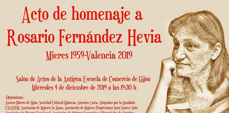 Homenaje a la magistrada mierense Charo Fernández Hevia