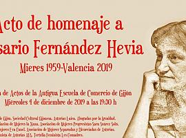 Homenaje a la magistrada mierense Charo Fernández Hevia