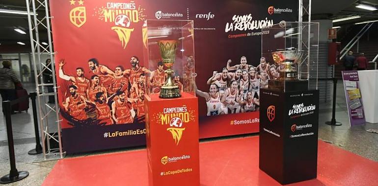 Las Copas del Mundo y de Europa masculina y femenina de baloncesto se podrán ver mañana en Avilés