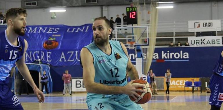 La buena racha del Liberbank Oviedo Baloncesto se frena en San Sebastián