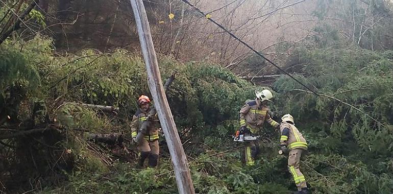 Bomberos y Policía Local atendieron más de 120 incidencias los días 21 y 22 en Oviedo