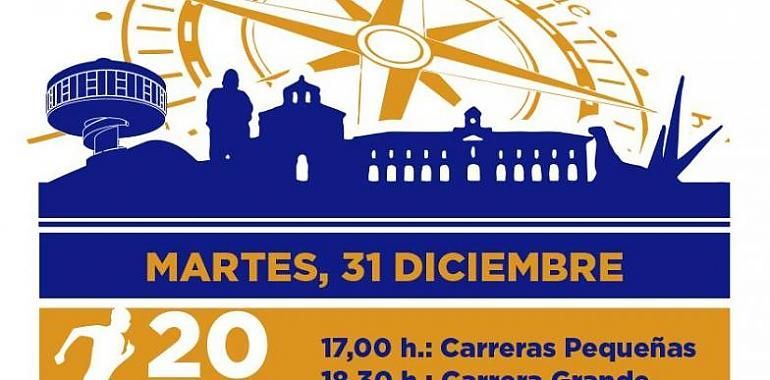 El recorrido de la San Silvestre obliga a reordenar hoy el tráfico en las calles del centro de Avilés 