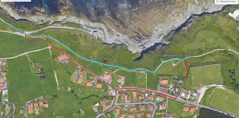 GIJÓN: Cerrado por motivos de seguridad el puente del Cervigón