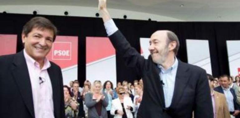 Rubalcaba, Felipe González y Patxi López acudirán a Asturias durante la campaña electoral