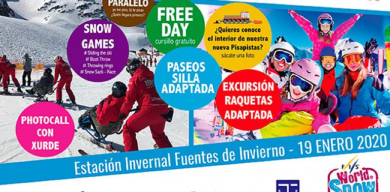 Fuentes de Invierno celebra el World Snow Day este domingo