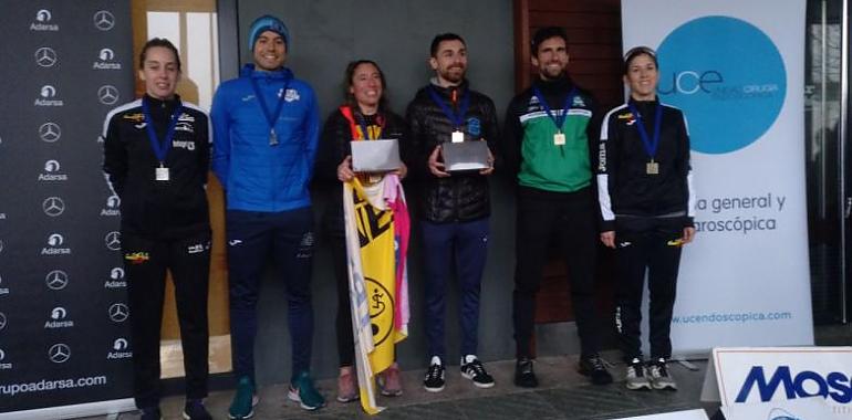 Itziar Méndez y Miguel Ángel Areces, campeones de Asturias de Duatlón estándar 