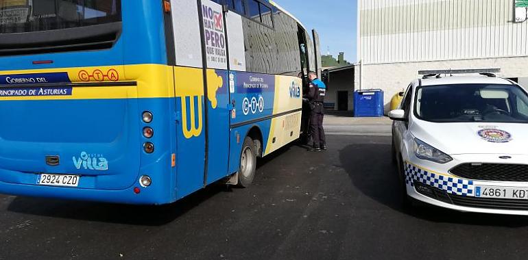 La Policía Local avilesina controlará vehículos y conductores del transporte escolar