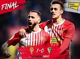 El Sporting se queda los tres puntos frente al Cádiz