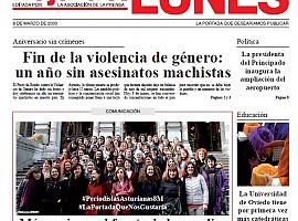 La portada de las periodistas asturianas para el 8M