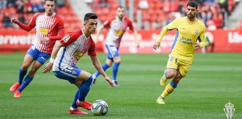 El Sporting ganó por 4-0 a la UD Las Palmas en el Templo