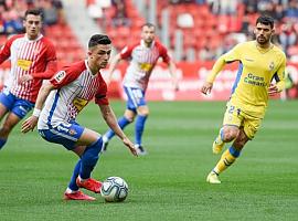 El Sporting ganó por 4-0 a la UD Las Palmas en el Templo