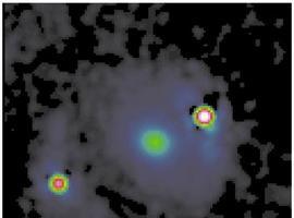 Identifican las características del disco de acreción de un agujero negro con el Hubble