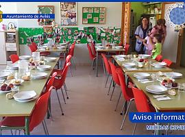 Avilés decreta el pago directo de ayudas a 366 familias beneficiarias de comedores escolares