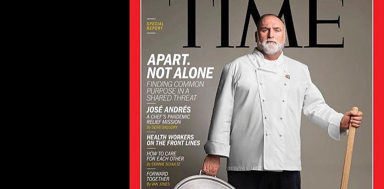 El mierense José Andrés, portada en Time por su solidaridad