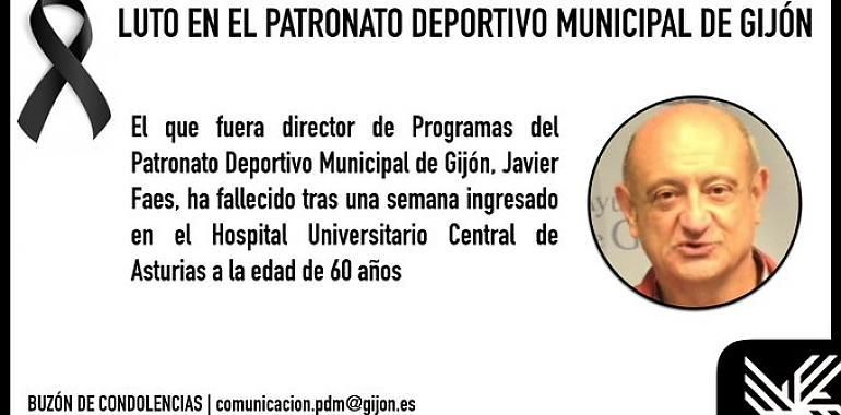 Pesar por el fallecimiento de Francisco Javier Faes, director de Programas del PDM Gijón