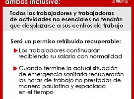 Todas las actividades no esenciales pararán del 30 de marzo al 9 de abril