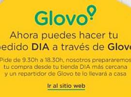 Más de 500 establecimientos de DIA ofrecen sus productos a través de Glovo 