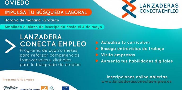 Últimos días para apuntarse a las nuevas  “Lanzaderas Conecta Empleo” de Gijón y Oviedo