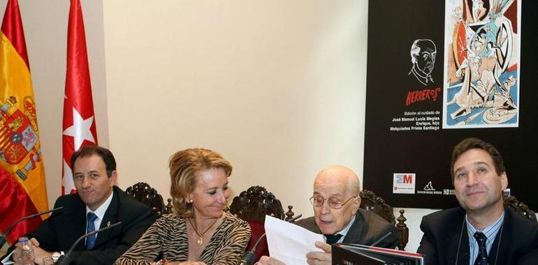 Aguirre presentó "Summa Cervantina", con todos los dibujos "quijotescos" del artista Enrique Herreros