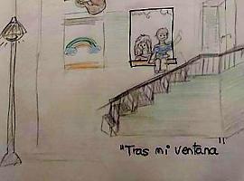 Los niños de Llanes dibujan y escriben #trasMiVentana