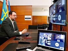 Barbón recibe las propuestas de las Cámaras de Comercio de Oviedo, Gijón y Avilés 