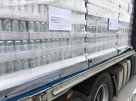 Grupo El Gaitero y Ball donan 45.000 latas de su agua mineral Galea a UME