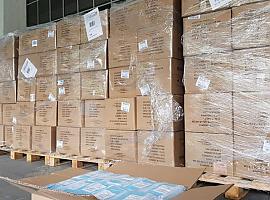 Delegación del Gobierno reparte en Asturias 310.000 mascarillas