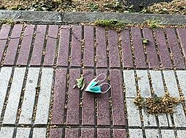 Llamamiento a la sociedad contra el abandono de guantes y mascarillas 