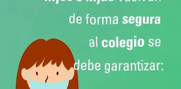 Unicef pide que la vuelta al cole sea con garantías de salud para los niños y niñas