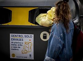 Los asturianos depositaron en el contenedor amarillo un 13,9% más de envases en 2019