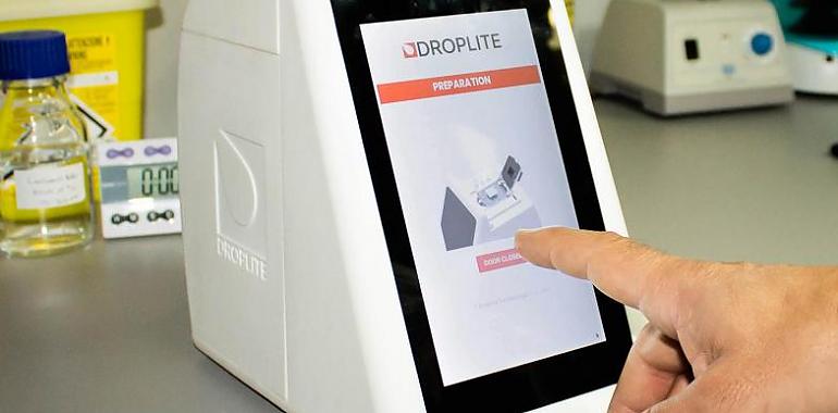 Droplite abre una ronda de 600.000€ para acelerar la fabricación de un dispositivo de diagnóstico en tiempo real
