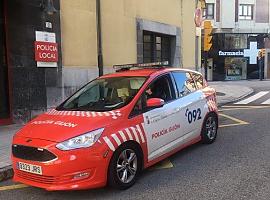 La Policía Local de Gijón denuncia a dos grafiteros en el Camín de Leorio
