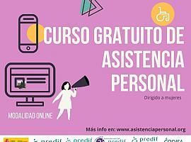 Curso gratuito de Asistente Personal para mujeres en riesgo de exclusión