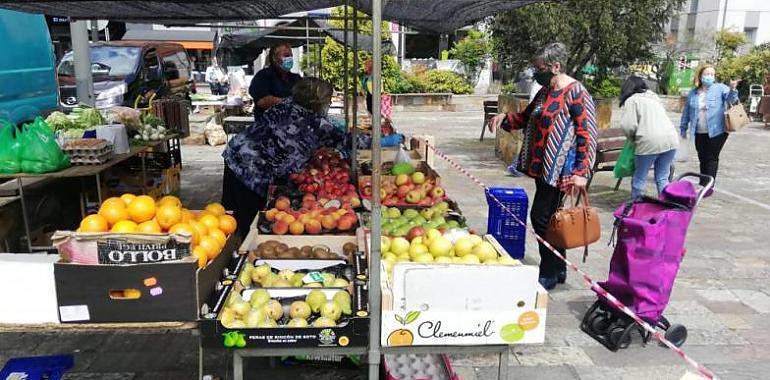 Langreo analiza ampliar el 100% los mercados al aire libre