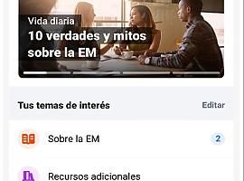 Más de 18.200 pacientes de esclerosis múltiple en España utilizan la app Cleo