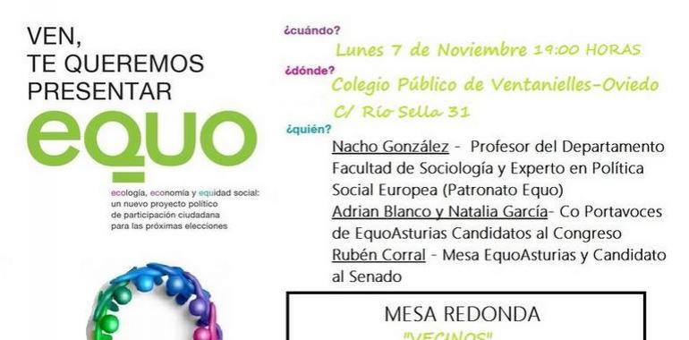 Charlas de Equo en el CP Ventanielles de Oviedo y Casa de Cultura de Siero
