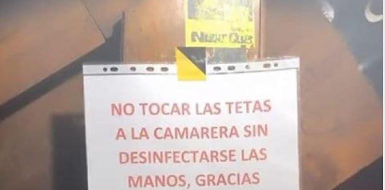 Polémica en Gijón por el cartel machista de un bar 