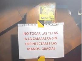 Polémica en Gijón por el cartel machista de un bar 