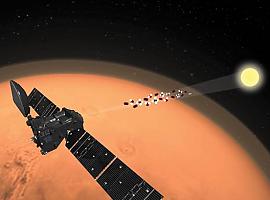 Detectada la línea verde del oxígeno en la atmósfera de Marte