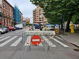 Avilés comienza la reforma del entorno del parque del Muelle