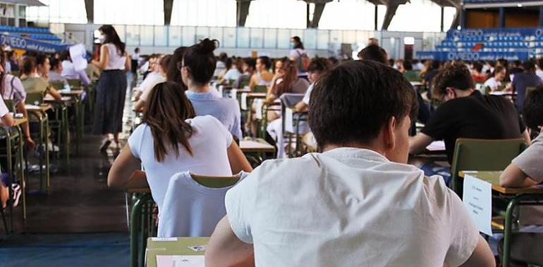 El 95,17 % del estudiantado asturiano aprueba la EBAU en primera