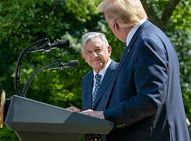 Trump abunda en elogios a los mexicanos en EE.UU. durante la visita de Obrador