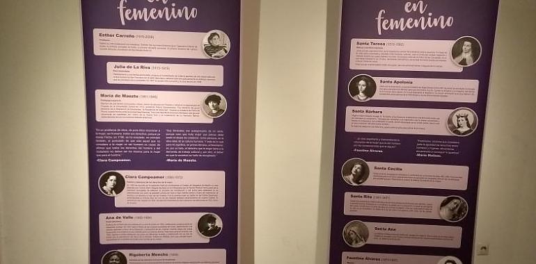 "Avilés en femenino": Camino urbano por el papel de las mujeres en la historia de la ciudad 