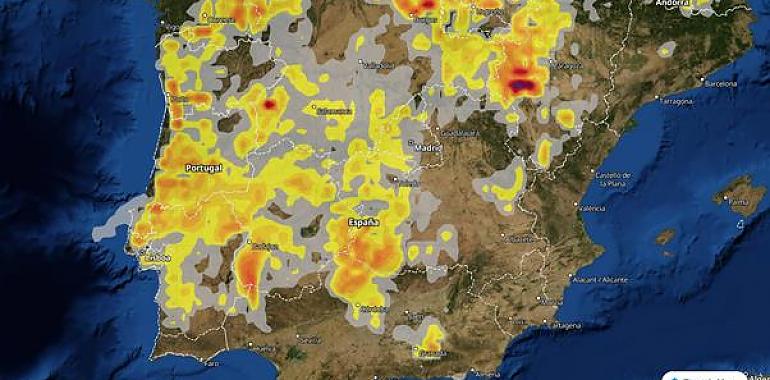 Vuelven los chubascos tormentosos, con barro y granizo, debido a una DANA