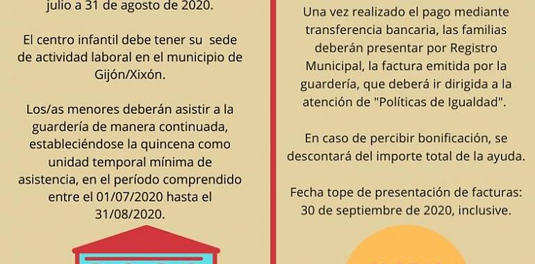 Gijón abre plazo de solicitud para guardería de 0 a 3 años