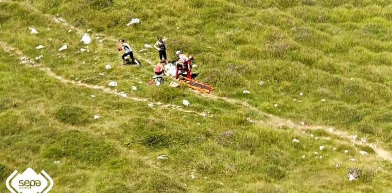 Rescatada una montañera en La Fresnedal de Sotres tras sufrir un golpe de calor