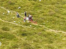 Rescatada una montañera en La Fresnedal de Sotres tras sufrir un golpe de calor