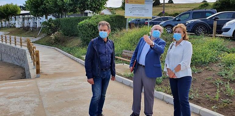 Finalizó la mejora de la zona este de la playa de Bañugues